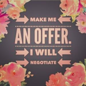 Make me an offer on any item!